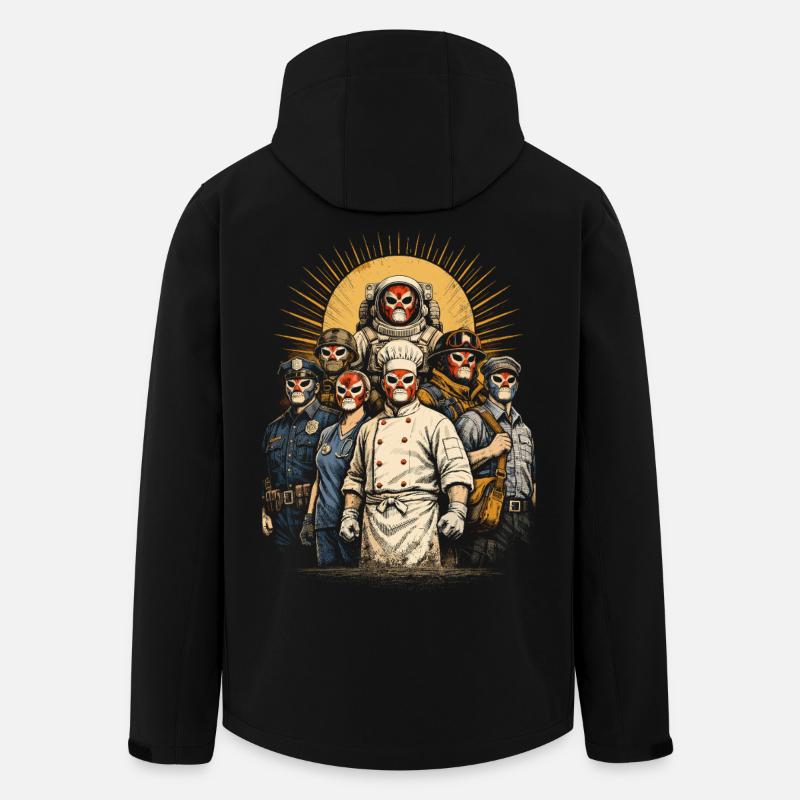 Lucha Libre Luchador - Recycelte Männer Softshell-Jacke von Stanley/Stella - Schwarz