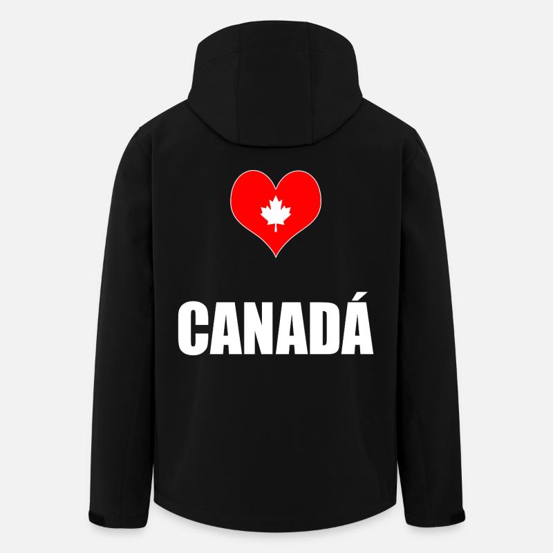 Kanada - Recycelte Männer Softshell-Jacke von Stanley/Stella - Schwarz