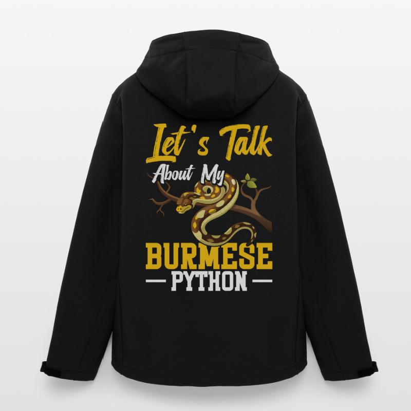  Burmese Python Owner Snake Terrarium Hide Python Men’s Recycled Softshell Jacket Discoverer by Stanley/Stella