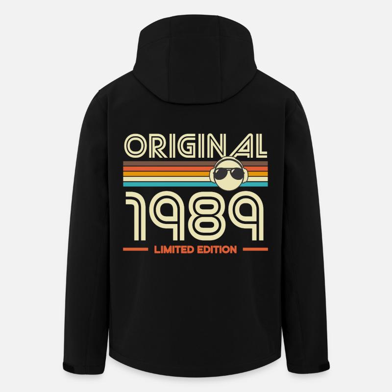 Original 1989 Retro Edition - Men’s Recycled Softshell Jacket by Stanley/Stella - black