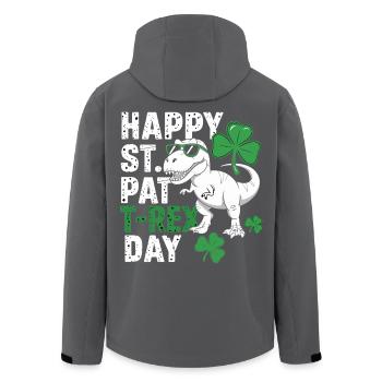 T-shirt de la Saint-Patrick pour la Journée Rex - Veste softshell homme en polyester recyclé Stanley/Stella - noir - Dos - AI Model Male 185 light (185cm)