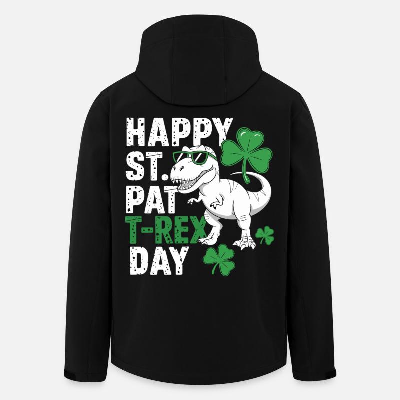 St Patrick's Rex Day Tee - Recycelte Männer Softshell-Jacke von Stanley/Stella - Schwarz