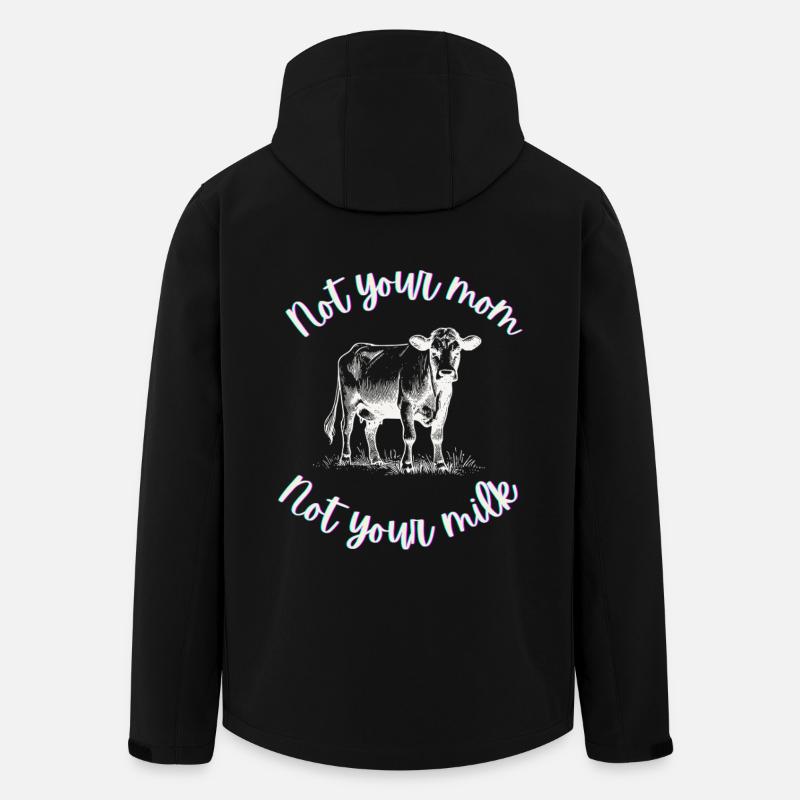 Nicht deine Mutter, nicht deine Milch - Recycelte Männer Softshell-Jacke von Stanley/Stella - Schwarz
