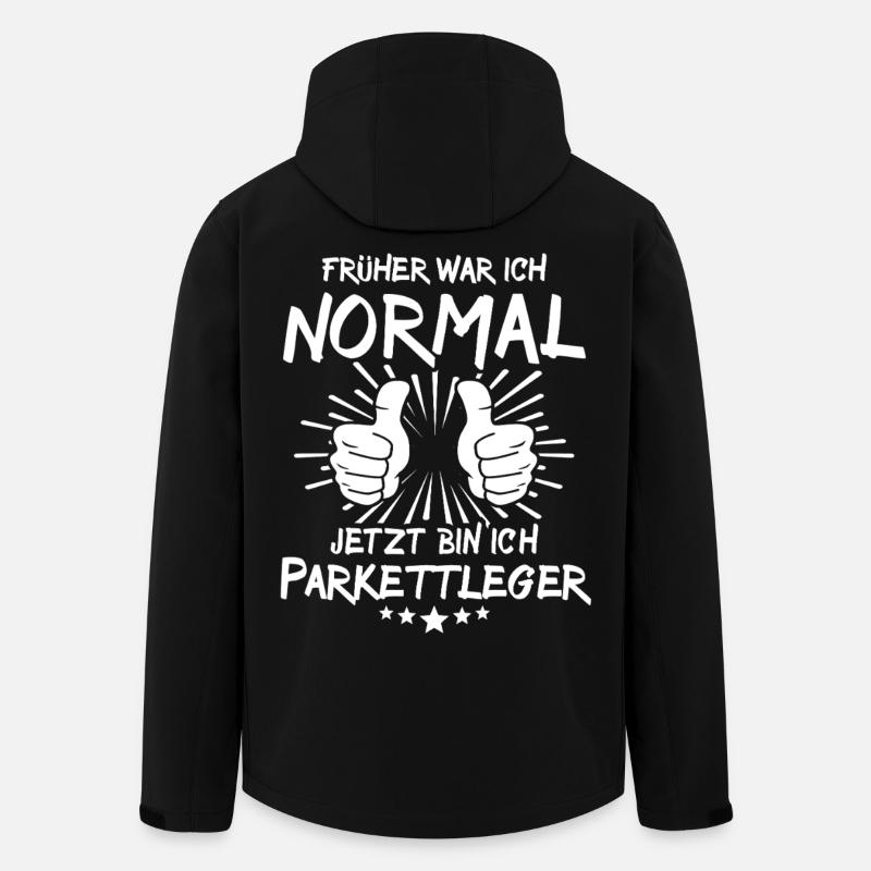 Parquet layer - Men’s Recycled Softshell Jacket by Stanley/Stella - black