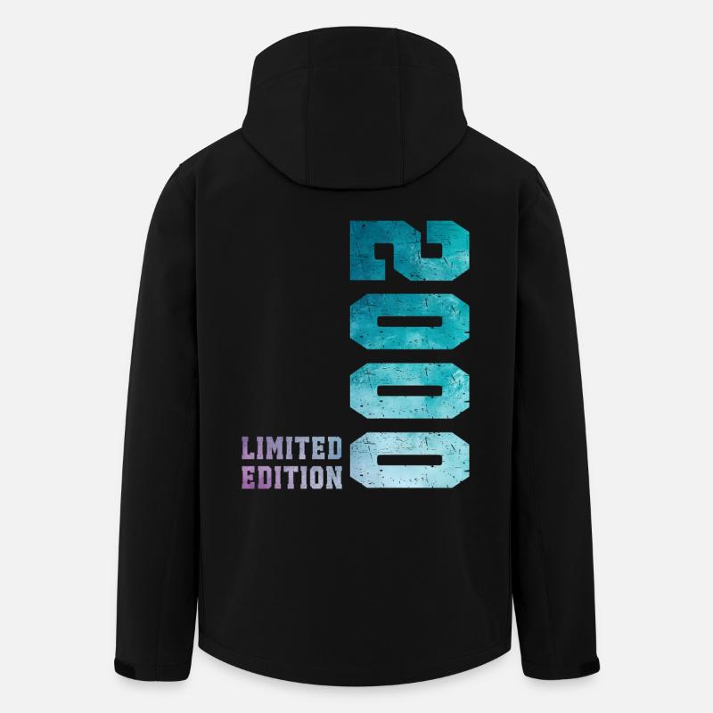 2000 Édition Limitée 26 ans anniversaire - Veste softshell homme en polyester recyclé Stanley/Stella - noir