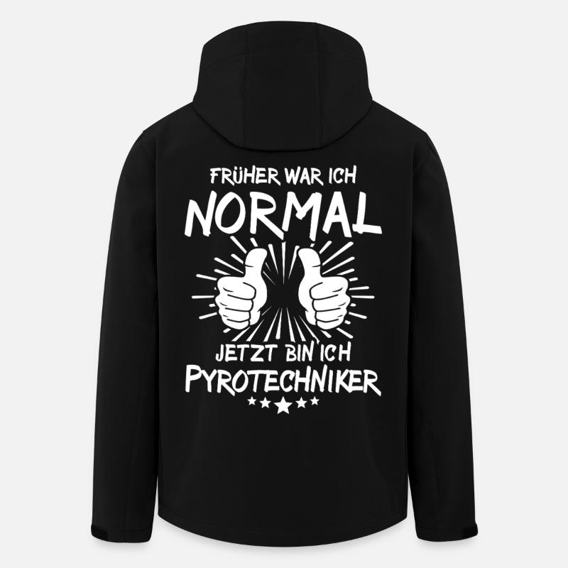 pyrotechnician - Men’s Recycled Softshell Jacket by Stanley/Stella - black