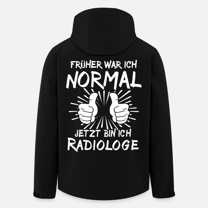 Radiologe - Recycelte Männer Softshell-Jacke von Stanley/Stella - Schwarz