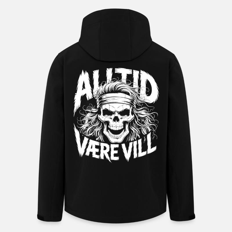 Stay Wild Skull - Men’s Recycled Softshell Jacket by Stanley/Stella - black