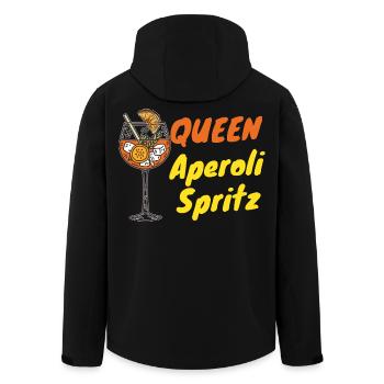 Aperoli Queen – Été, Spritz & Fun - Veste softshell homme en polyester recyclé Stanley/Stella - noir - Dos - AI Model Male 185 light (185cm)