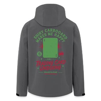 Carte à collectionner Carbooard Brillante Me Rend Heureux - Veste softshell homme en polyester recyclé Stanley/Stella - noir - Dos - AI Model Male 185 light (185cm)