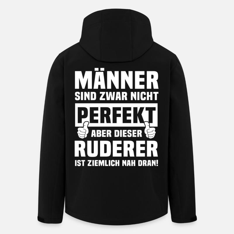 Ruderer - Recycelte Männer Softshell-Jacke von Stanley/Stella - Schwarz