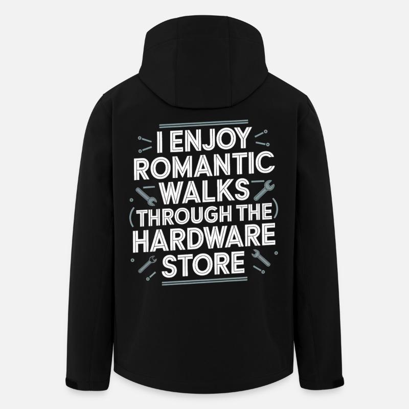 Romantic workshop walks - Men’s Recycled Softshell Jacket by Stanley/Stella - black