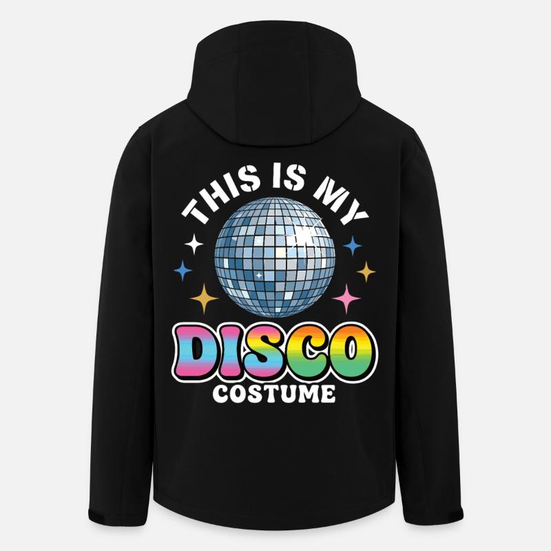 Voici mon costume disco boule disco - Veste softshell homme en polyester recyclé Stanley/Stella - noir