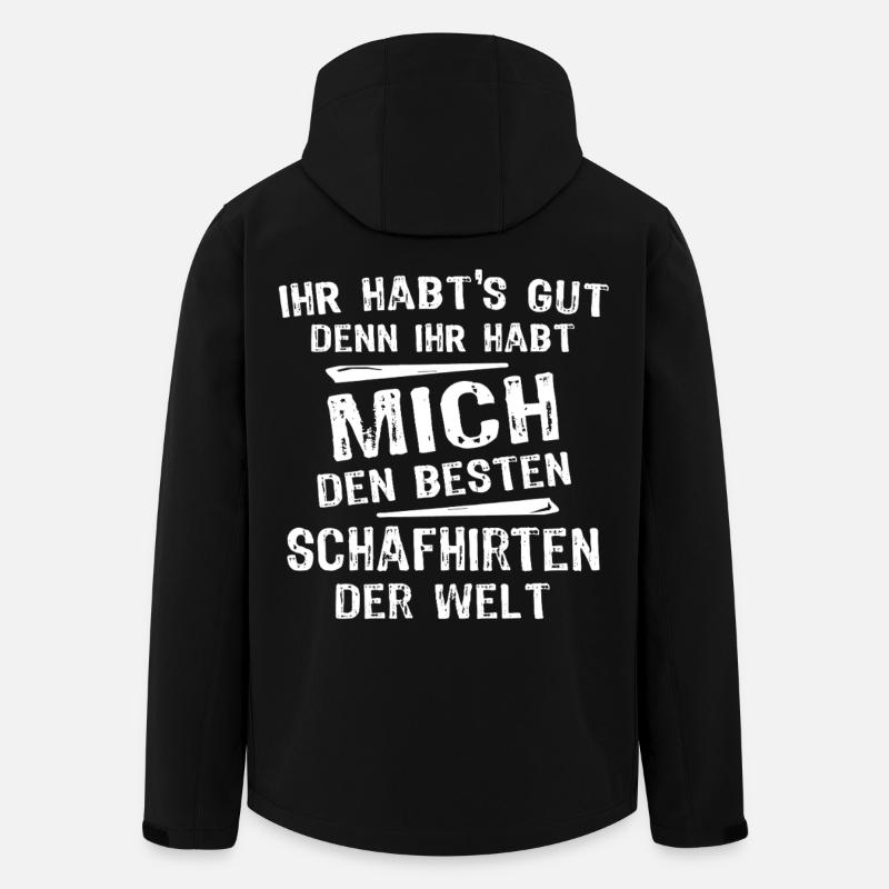 Shepherd - Men’s Recycled Softshell Jacket by Stanley/Stella - black