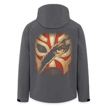 Lucha Libre Luchador - Veste softshell homme en polyester recyclé Stanley/Stella - noir - Dos - AI Model Male 185 light (185cm)
