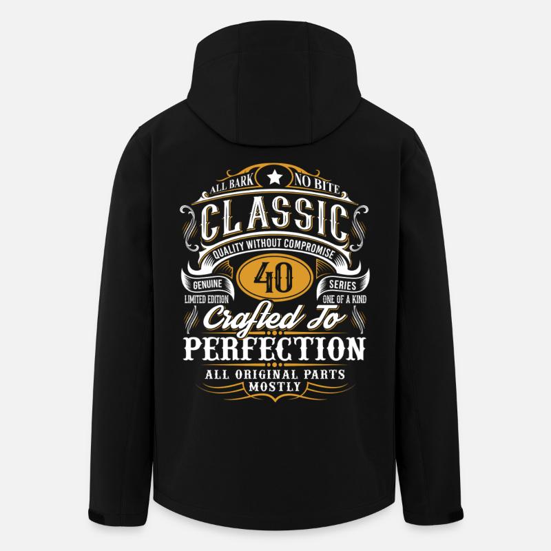 40th Birthday - Men’s Recycled Softshell Jacket by Stanley/Stella - black