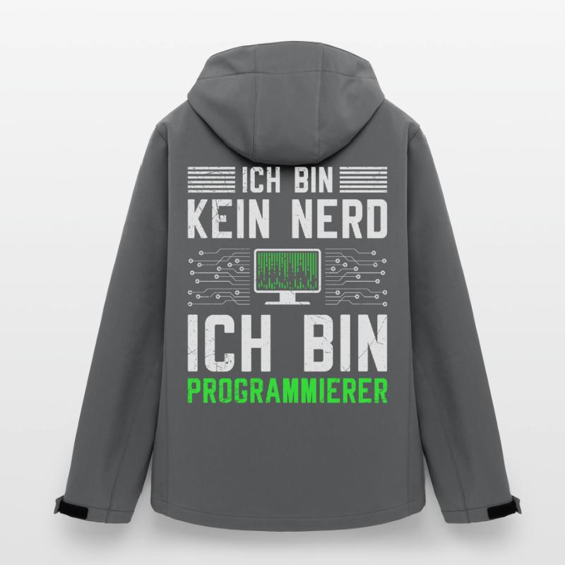 Computer I'M NOT A NERD I'M A PROGRAMMER Men’s Recycled Softshell Jacket by Stanley/Stella