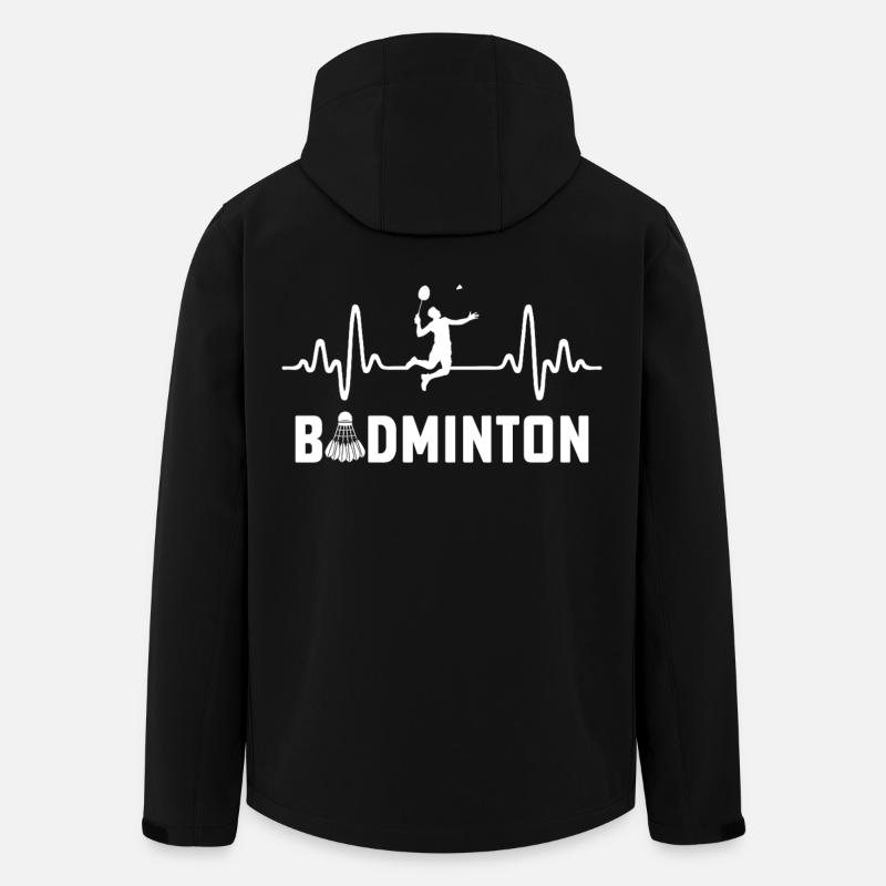Badminton  - Recycelte Männer Softshell-Jacke von Stanley/Stella - Schwarz