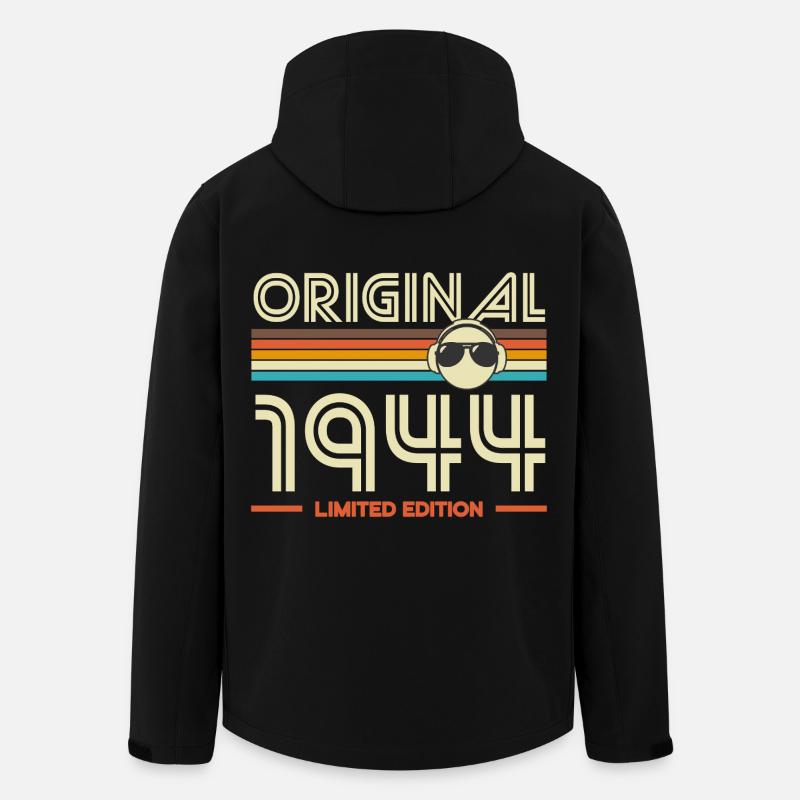 Originale Retro-Edition von 1944 - Recycelte Männer Softshell-Jacke von Stanley/Stella - Schwarz