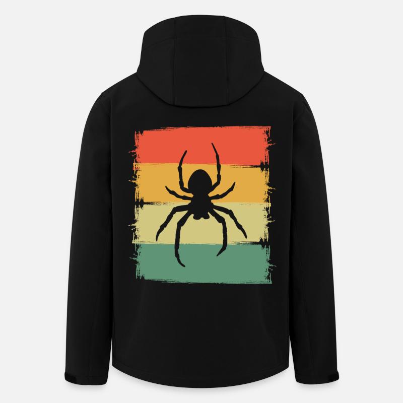 Spinne - Recycelte Männer Softshell-Jacke von Stanley/Stella - Schwarz