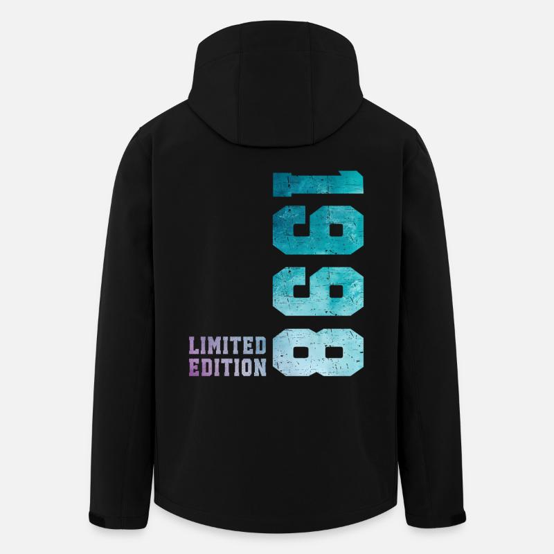 1998 Édition Limitée 28 ans anniversaire - Veste softshell homme en polyester recyclé Stanley/Stella - noir