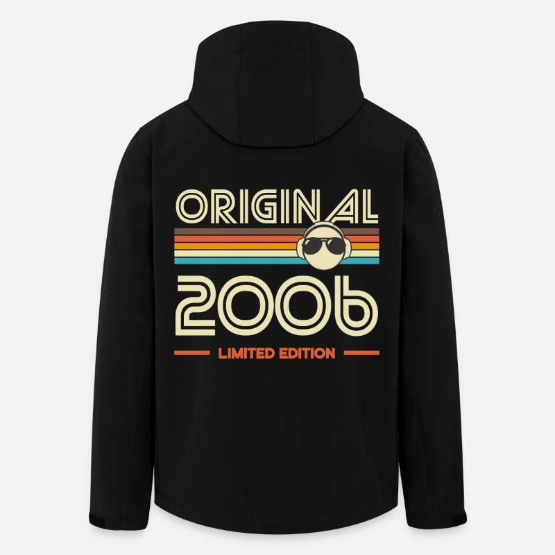 Original 2006 Édition Limitée - Veste softshell homme en polyester recyclé Stanley/Stella - noir
