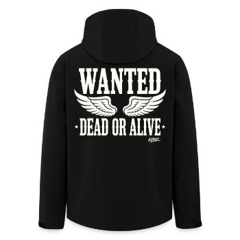 Recherché mort ou vivant avec des ailes - Veste softshell homme en polyester recyclé Stanley/Stella - noir - Dos - AI Model Male 185 light (185cm)