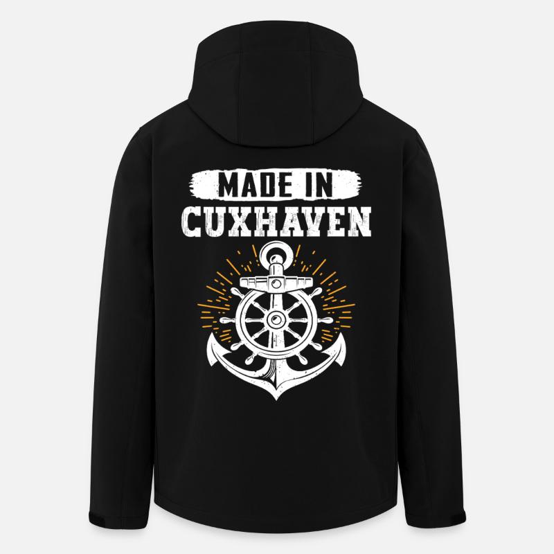Cuxhaven MADE IN CUXHAVEN Fun - Veste softshell homme en polyester recyclé Stanley/Stella - noir