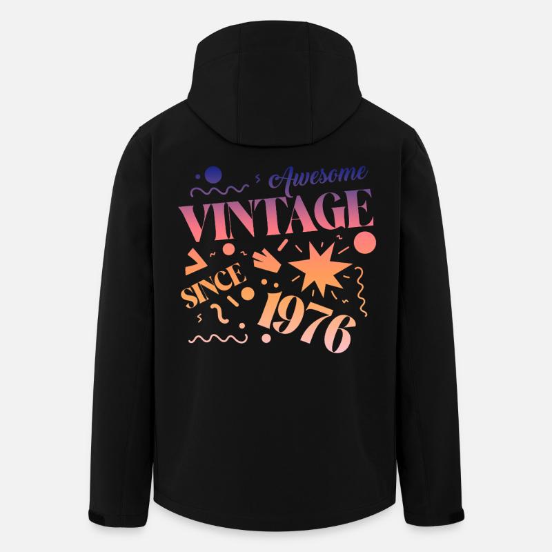 Årgang 1976 - Stanley/Stella Mænd Genanvendt Softshell-jakke Discoverer - sort