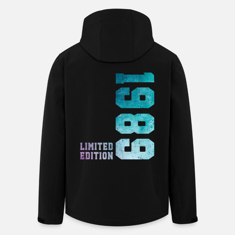 1989 Édition Limitée 37 ans anniversaire - Veste softshell homme en polyester recyclé Stanley/Stella - noir