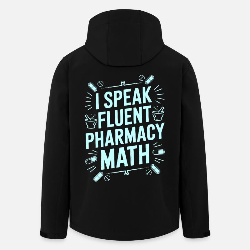 Pharmacist Student I Speak Fluent Pharmaceutical - Recycelte Männer Softshell-Jacke von Stanley/Stella - Schwarz