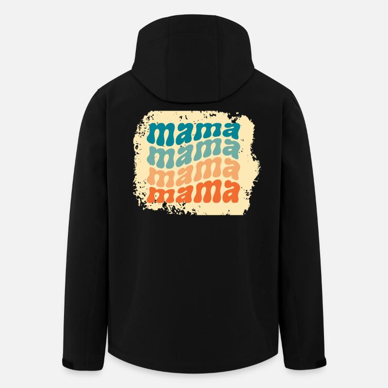 mama mama mama mama - Recycelte Männer Softshell-Jacke von Stanley/Stella - Schwarz
