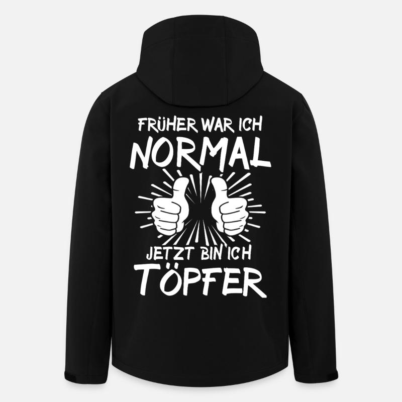 Töpfer - Recycelte Männer Softshell-Jacke von Stanley/Stella - Schwarz