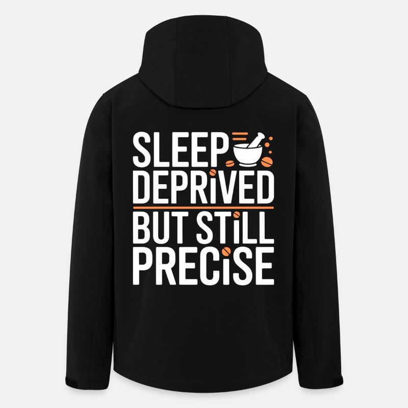 Pharmacist Student Sleep Deprived Pharmacy Trainee - Recycelte Männer Softshell-Jacke von Stanley/Stella - Schwarz
