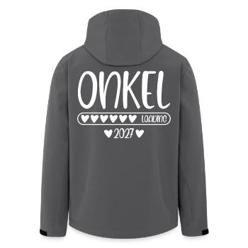 Oncle 2027 chargement - Veste softshell homme en polyester recyclé Stanley/Stella - noir - Dos - AI Model Male 185 light (185cm)