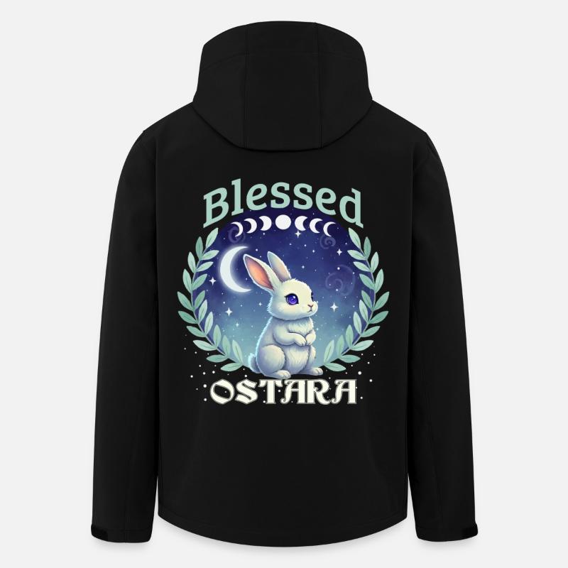 Ostara Happy Easter Pagan Spring - Men’s Recycled Softshell Jacket by Stanley/Stella - black