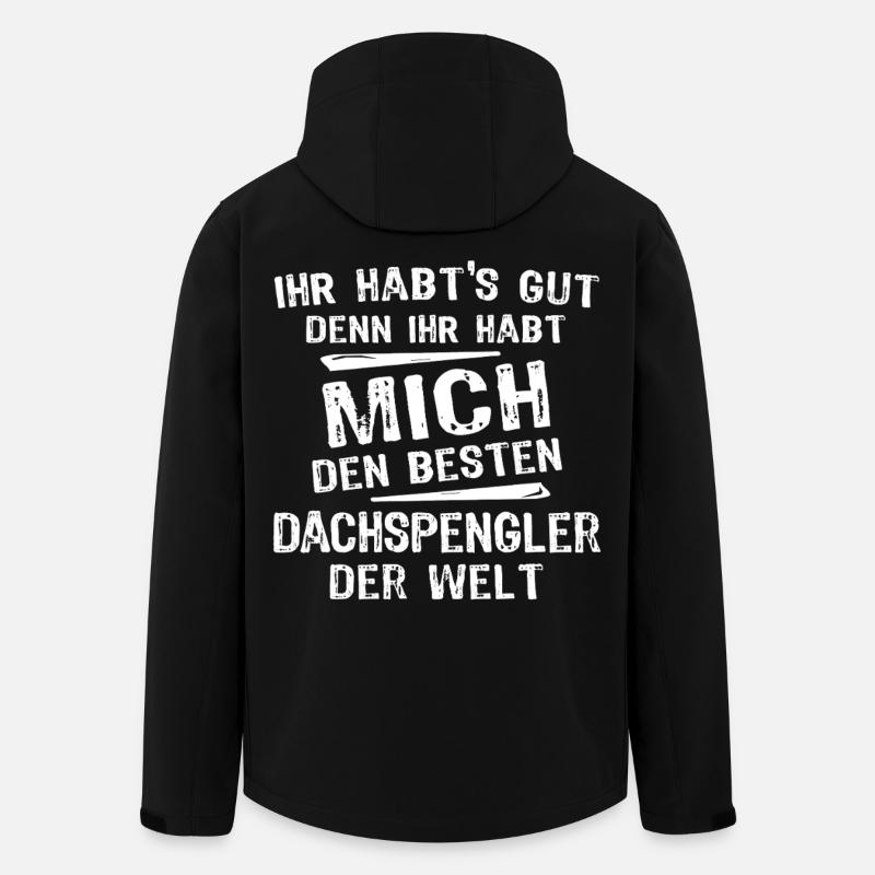 Dachspengler - Men’s Recycled Softshell Jacket by Stanley/Stella - black