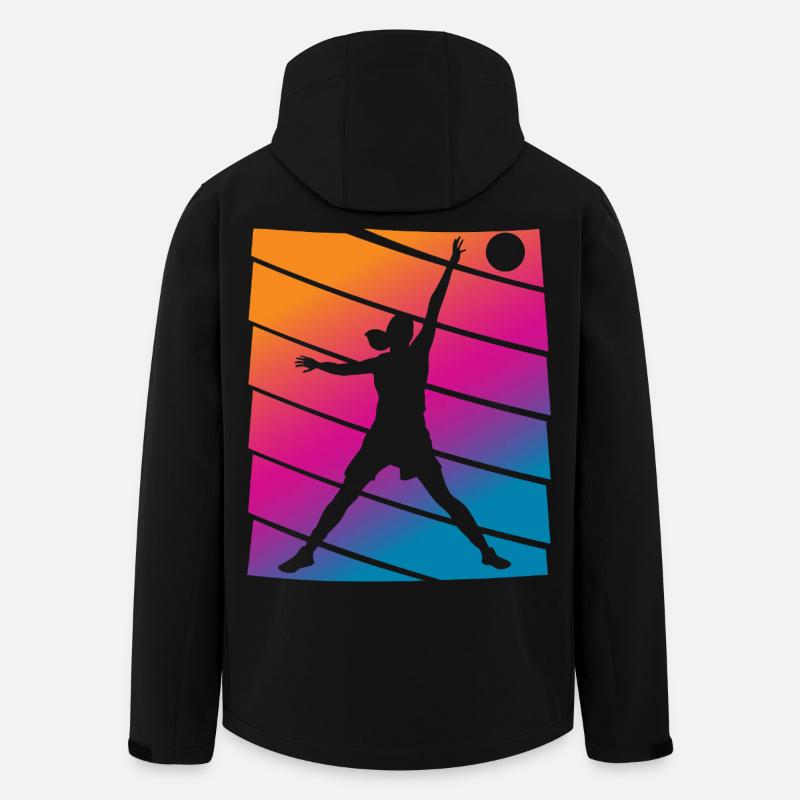 Basketteur - Veste softshell homme en polyester recyclé Stanley/Stella - noir