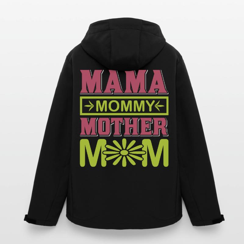 Mama Mama Mama Mama süßes Mutterschaftsgeschenk-Hemd Recycelte Männer Softshell-Jacke von Stanley/Stella