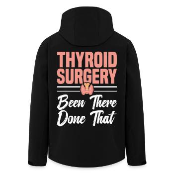 Articles pour la chirurgie d’ablation de la thyroïde Réparation de la thyroïde - Veste softshell homme en polyester recyclé Stanley/Stella - noir - Dos - AI Model Male 185 light (185cm)