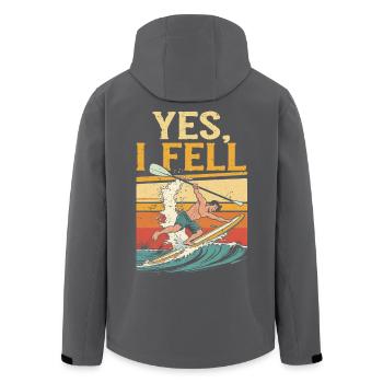 Stand Up Paddle Yes I Fell - Veste softshell homme en polyester recyclé Stanley/Stella - noir - Dos - AI Model Male 185 light (185cm)