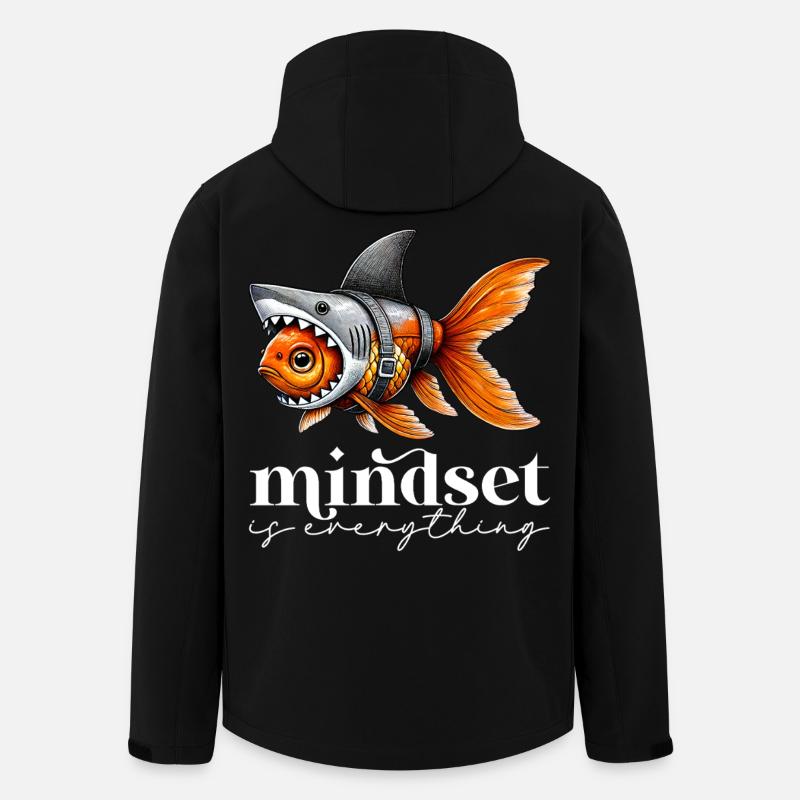 Mindset Funny Motivational Inspirational - Recycelte Männer Softshell-Jacke von Stanley/Stella - Schwarz