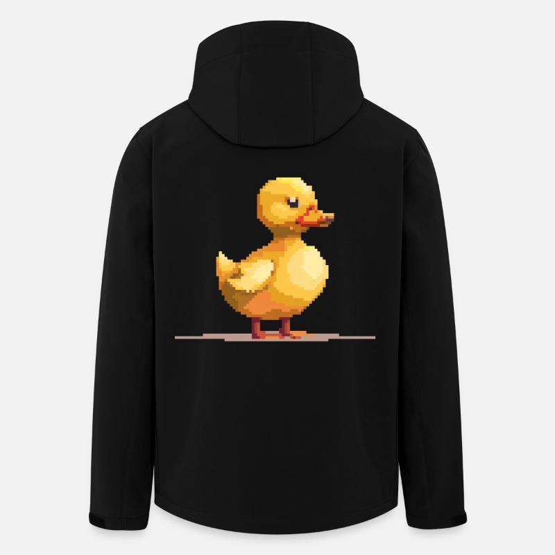Pixel Duck - Veste softshell homme en polyester recyclé Stanley/Stella - noir