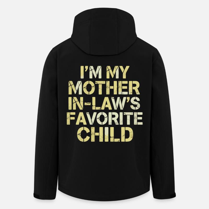 L’enfant préféré de la belle-mère - Veste softshell homme en polyester recyclé Stanley/Stella - noir