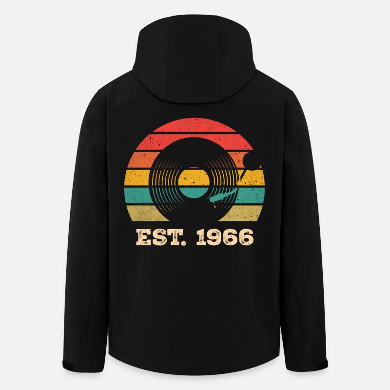 Årgång 1966 - Återvunnen softshell-jacka Herr Stanley/Stella Discoverer - svart