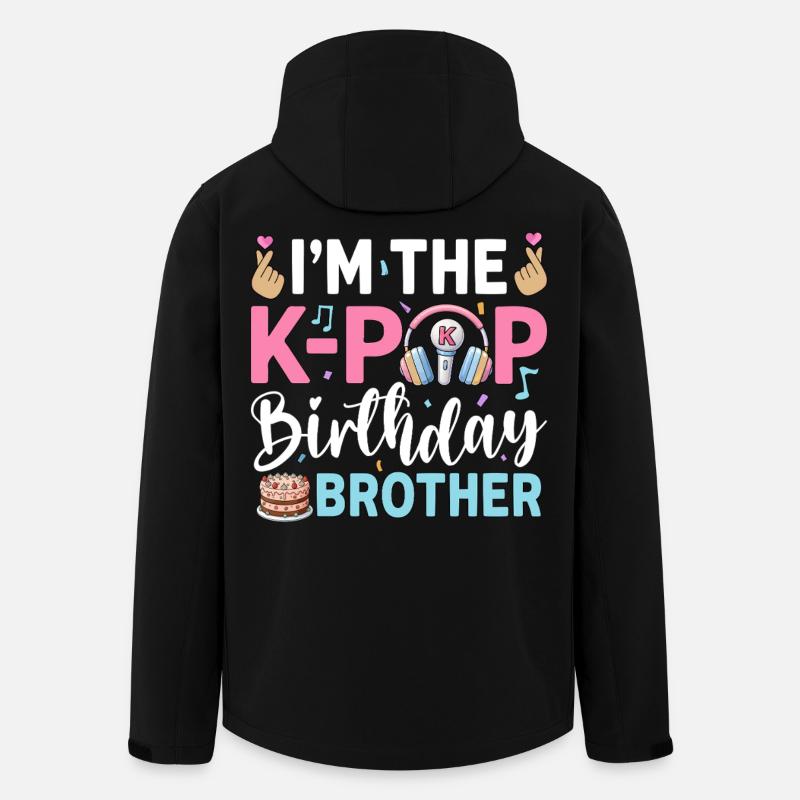 I'm The K-Pop Birthday Brother - Men’s Recycled Softshell Jacket by Stanley/Stella - black