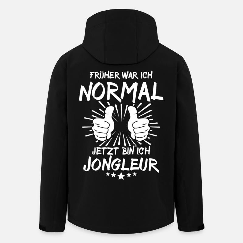 juggler - Men’s Recycled Softshell Jacket by Stanley/Stella - black