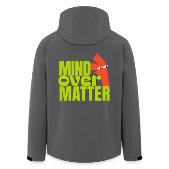 Mind Over Matter  - Veste softshell homme en polyester recyclé Stanley/Stella - noir - Dos - AI Model Male 185 light (185cm)