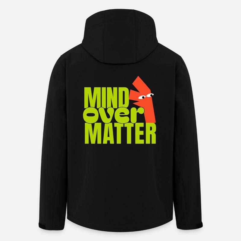 Geist über Materie - Recycelte Männer Softshell-Jacke von Stanley/Stella - Schwarz