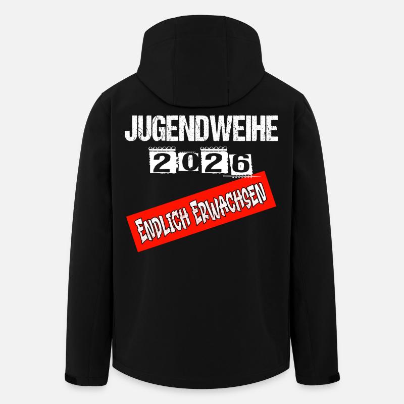 Jugendweihe - Jugendweihe 2026 - Veste softshell homme en polyester recyclé Stanley/Stella - noir